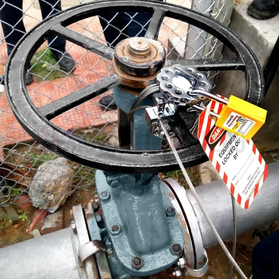 Dispozitiv metalic multipurpose de blocare cu cablu — Dispozitive multipurpose cu cablu | Safety Lockout