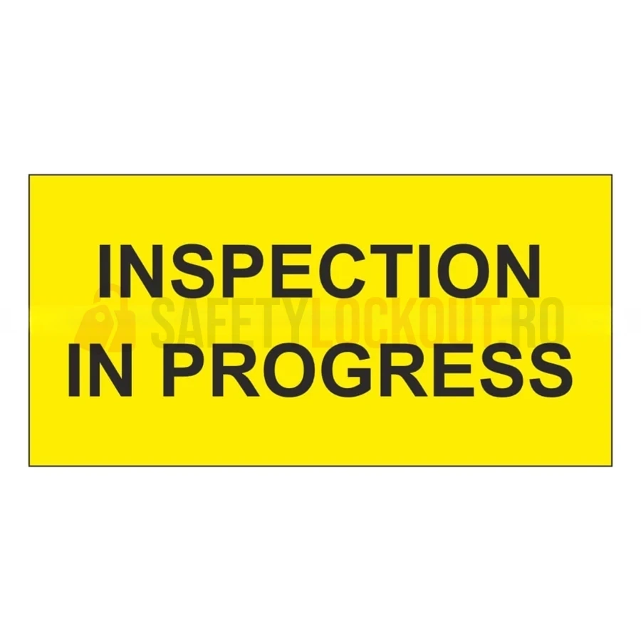 Indicator LOTO magnetic – Inspecție în desfășurare — Indicatoare LOTO magnetice | Safety Lockout