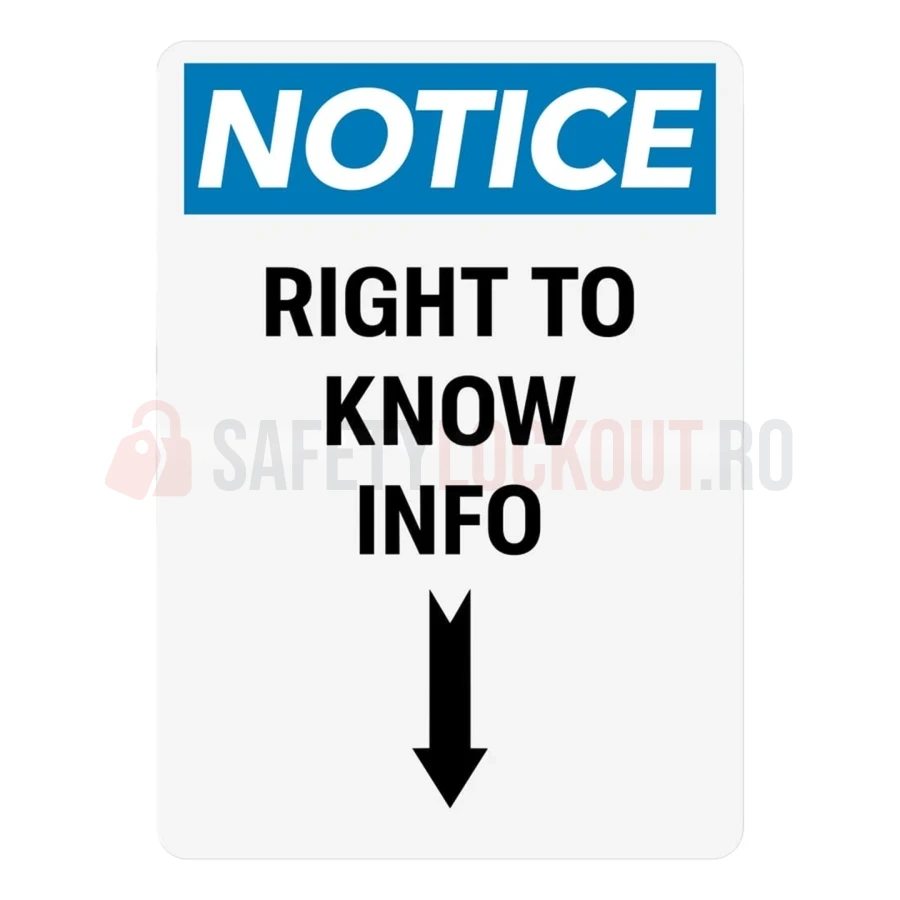 Indicator de perete SDS — OSHA Right to Know — Cabinete pentru comunicarea pericolelor și fișe tehnice de securitate (MSDS) | Safety Lockout