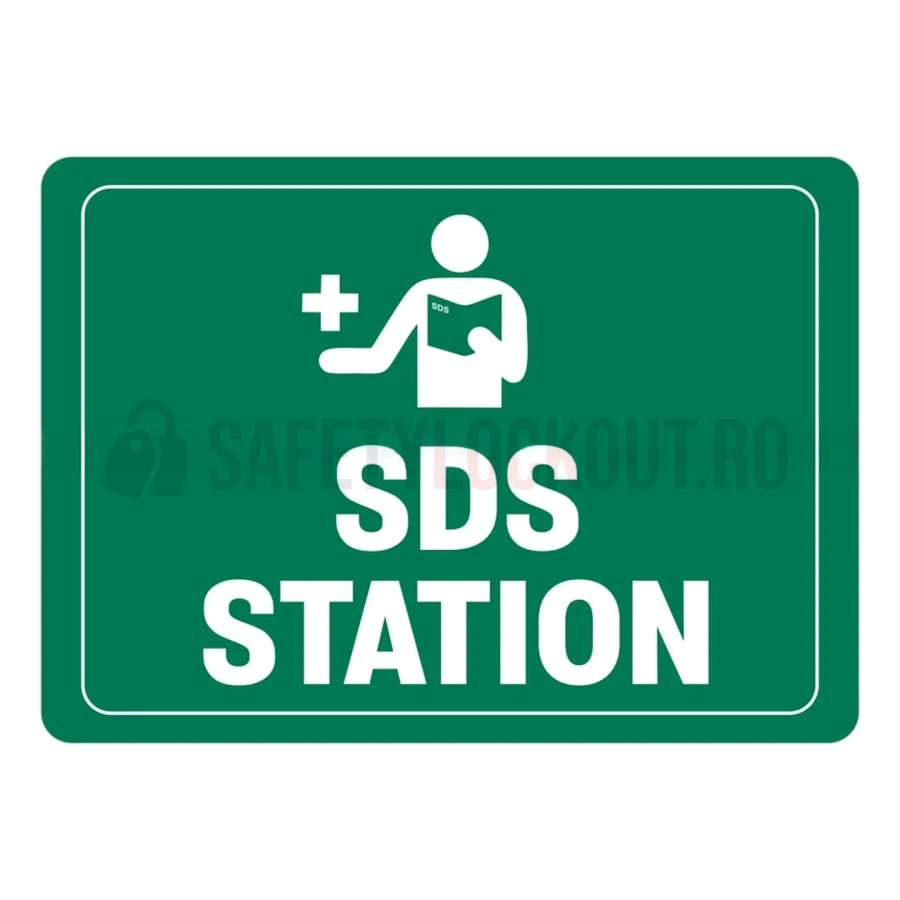 Indicator de perete MSDS / SDS, tip dreptunghiular — Cabinete pentru comunicarea pericolelor și fișe tehnice de securitate (MSDS) | Safety Lockout