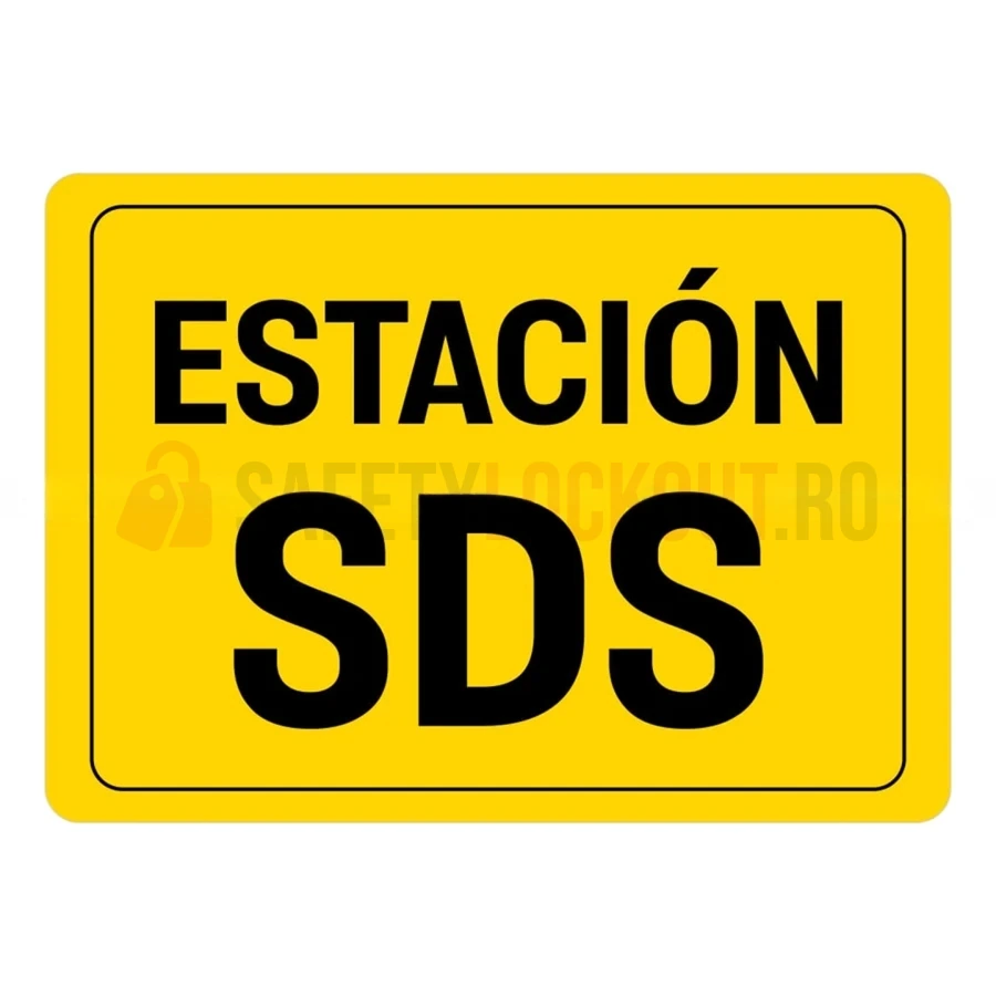 Indicator de perete MSDS / SDS, galben — Cabinete pentru comunicarea pericolelor și fișe tehnice de securitate (MSDS) | Safety Lockout