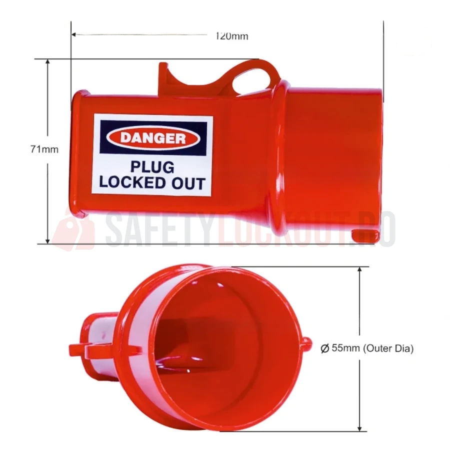 Dispozitiv de blocare pentru prize industriale, mediu — Dispozitive de blocare pentru ștechere și prize industriale | Safety Lockout