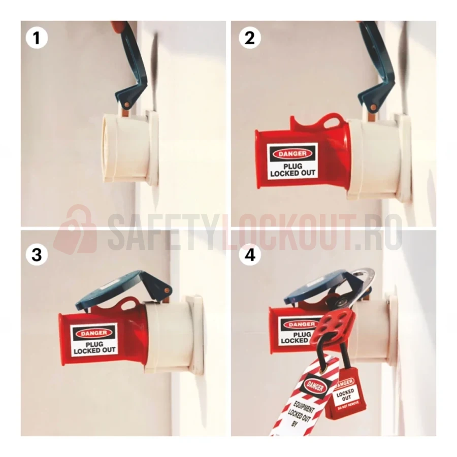 Dispozitiv de blocare pentru prize industriale, mic — Dispozitive de blocare pentru ștechere și prize industriale | Safety Lockout