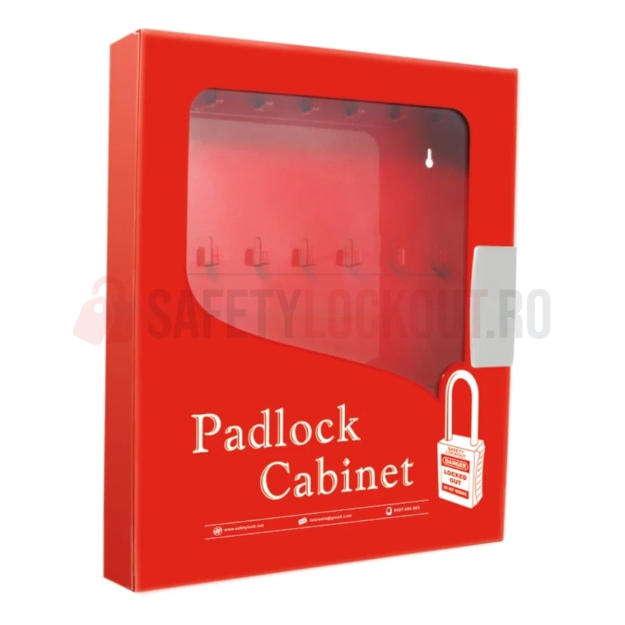 Dulap cu geam transparent pentru 28 lacăte LOTO — Dulapuri cu geam transparent pentru lacăte | Safety Lockout