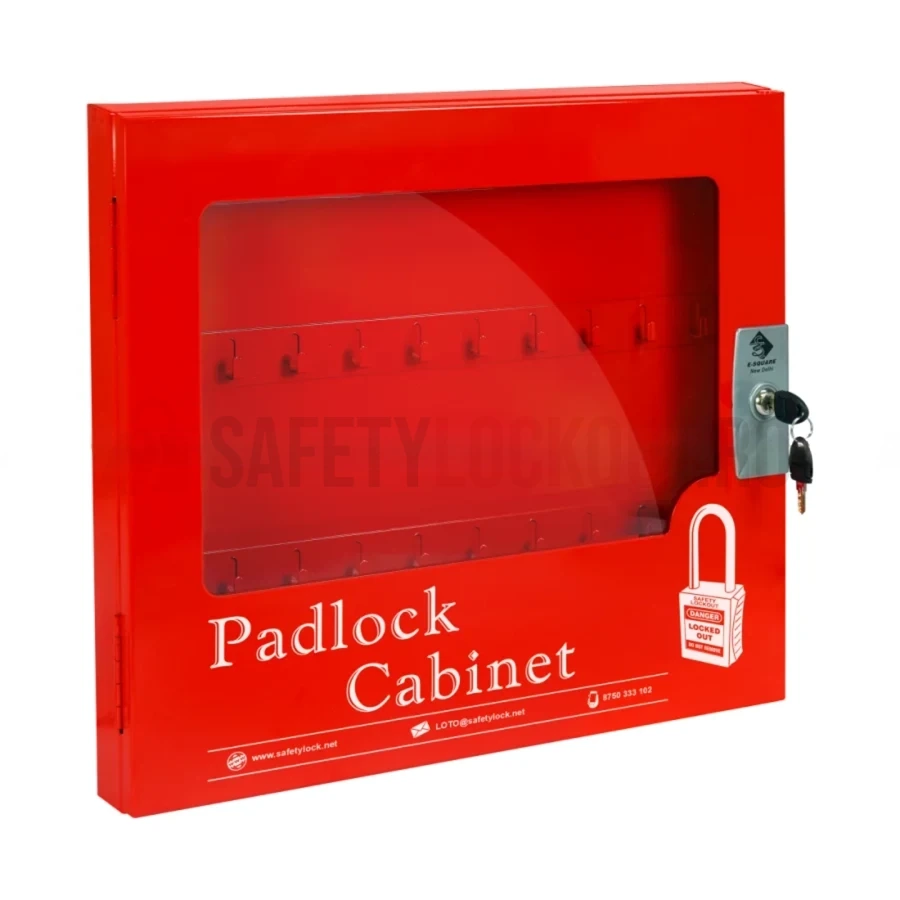 Dulap pentru 30 de lacăte LOTO, cu geam transparent — Dulapuri cu geam transparent pentru lacăte | Safety Lockout