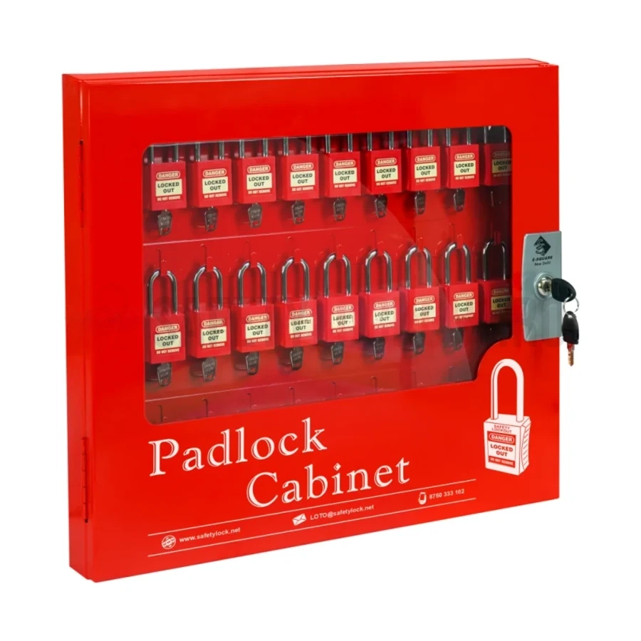 Dulap pentru 30 de lacăte LOTO, cu geam transparent — Dulapuri cu geam transparent pentru lacăte | Safety Lockout