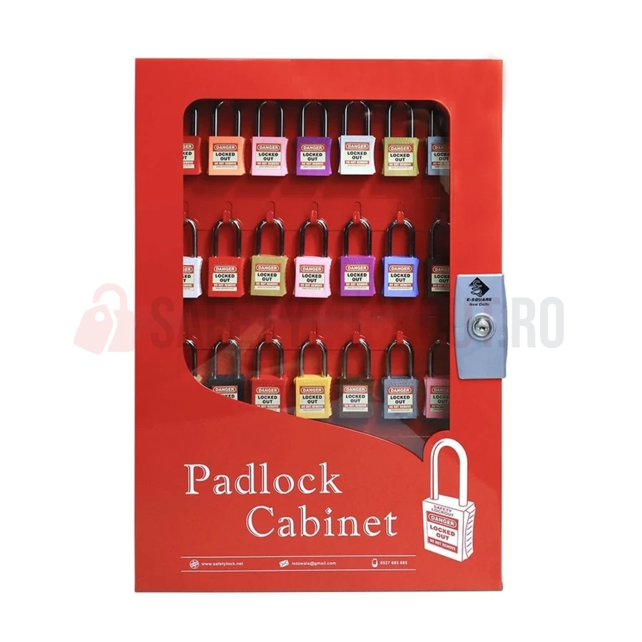 Dulap pentru lacăte cu geam transparent, 84 cârlige — Dulapuri cu geam transparent pentru lacăte | Safety Lockout