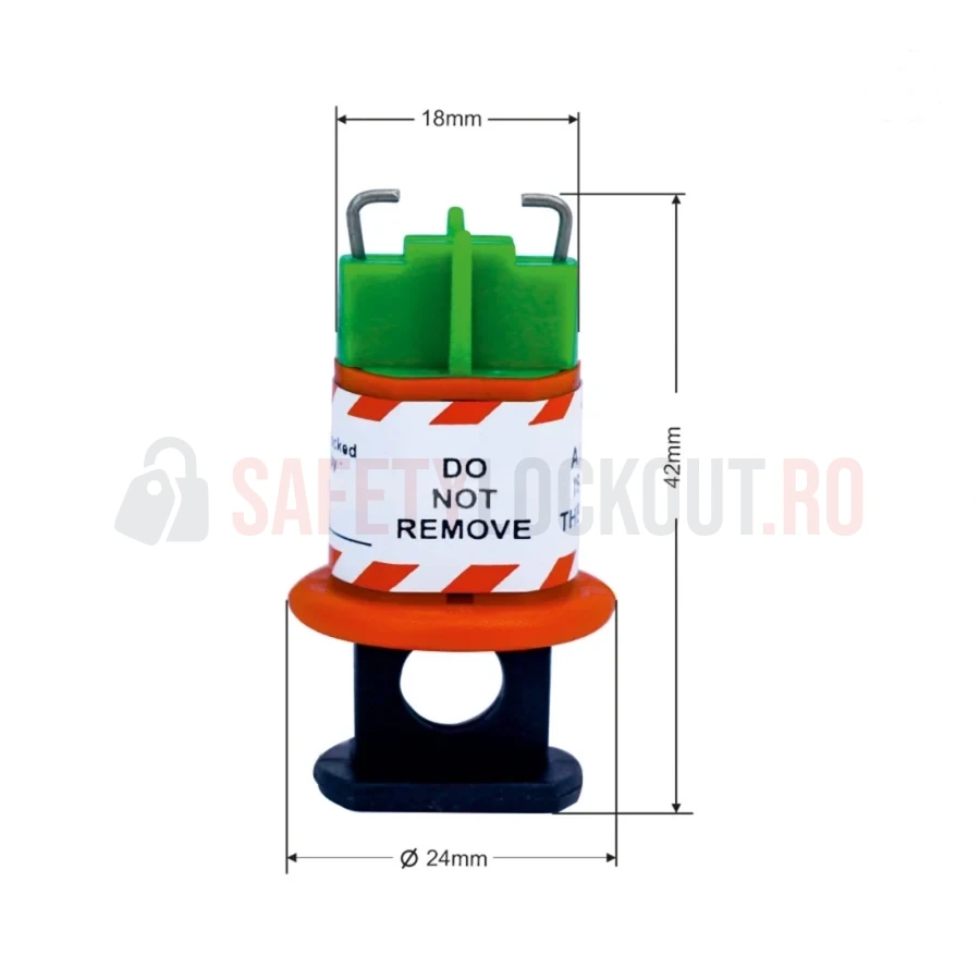Dispozitiv de Blocare Pin-In Convențional pentru Disjunctor Miniatură — Dispozitiv de blocare pentru disjunctor | Safety Lockout