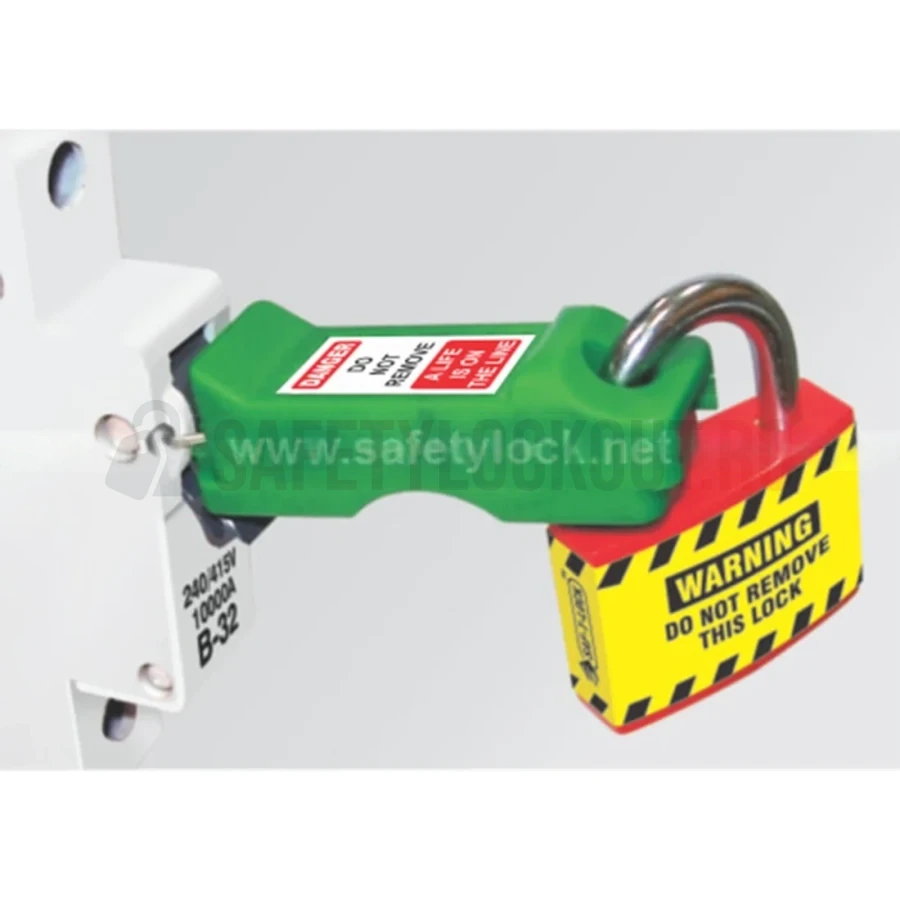 Dispozitiv de Blocare Pin-In Slider pentru Disjunctor Miniatură — Dispozitiv de blocare pentru disjunctor | Safety Lockout