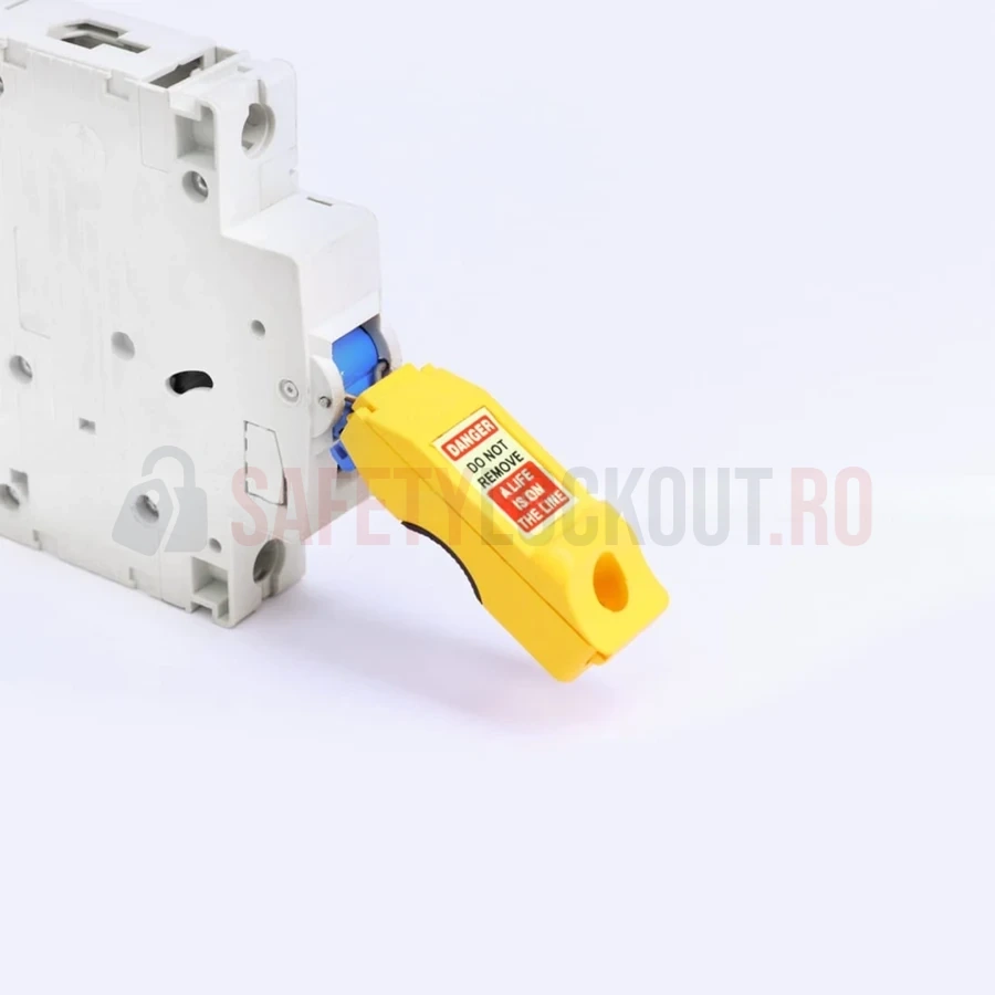 Dispozitiv de Blocare Pin-Out Slider pentru Disjunctor Miniatură — Dispozitiv de blocare pentru disjunctor | Safety Lockout