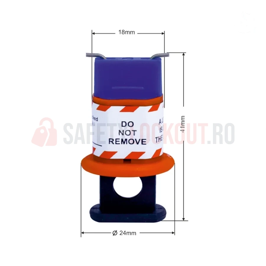 Dispozitiv de Blocare Pin-Out Lat Convențional pentru Disjunctor Miniatură — Dispozitiv de blocare pentru disjunctor | Safety Lockout
