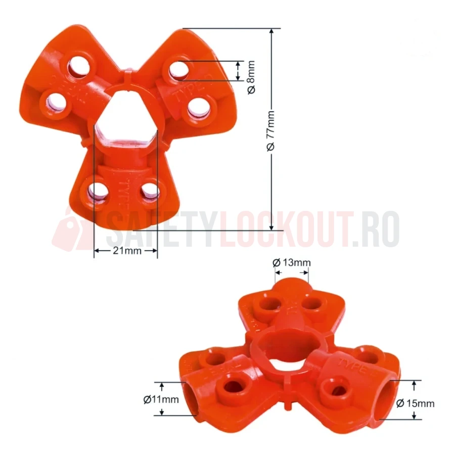 Dispozitiv de blocare pneumatic cu 3 căi — Dispozitiv convențional de blocare pneumatic | Safety Lockout