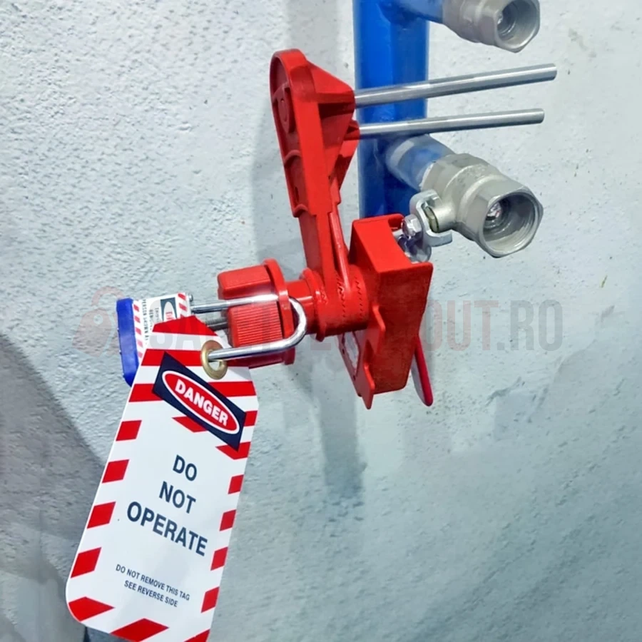 Lacăt LOTO din oțel laminat cu bridă lungă, 54 mm — Lacăte LOTO din oțel laminat | Safety Lockout