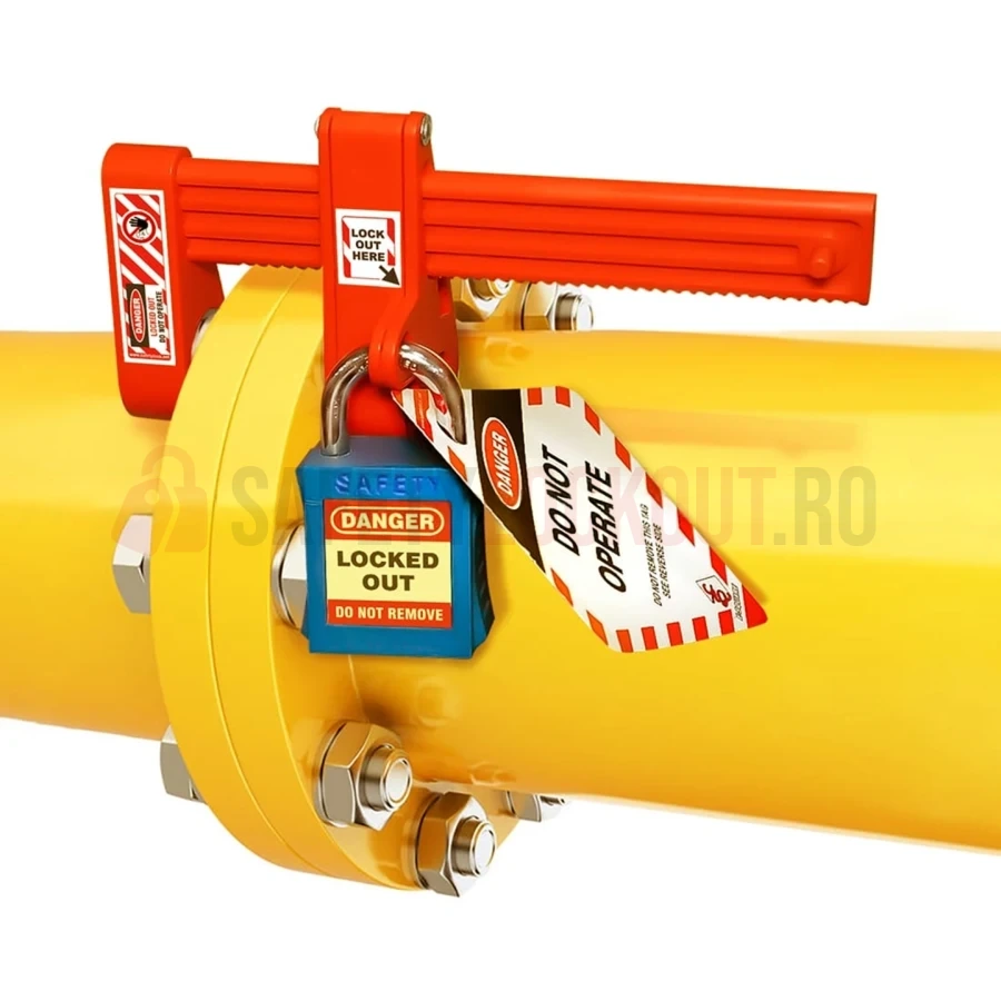 Lacăt LOTO PLSP cu bridă din oțel 25 mm — Lacăte de siguranță LOTO | Safety Lockout