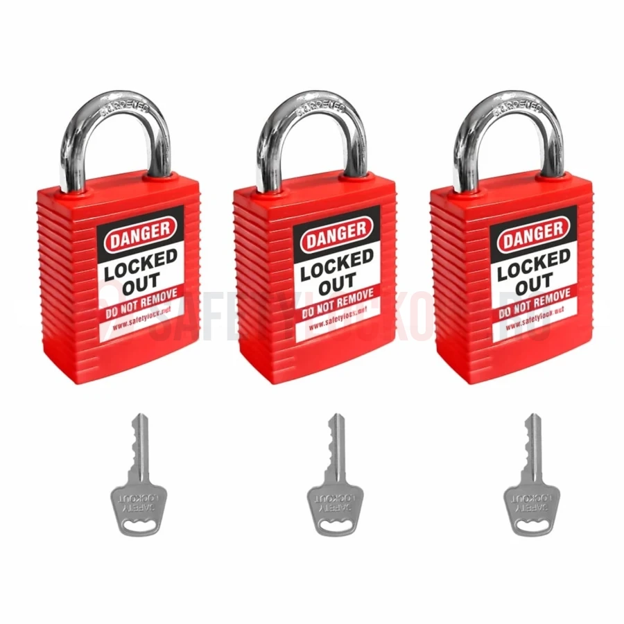 Lacăt LOTO Seria 3 cu bridă din oțel de 25 mm — Lacăte de siguranță LOTO | Safety Lockout