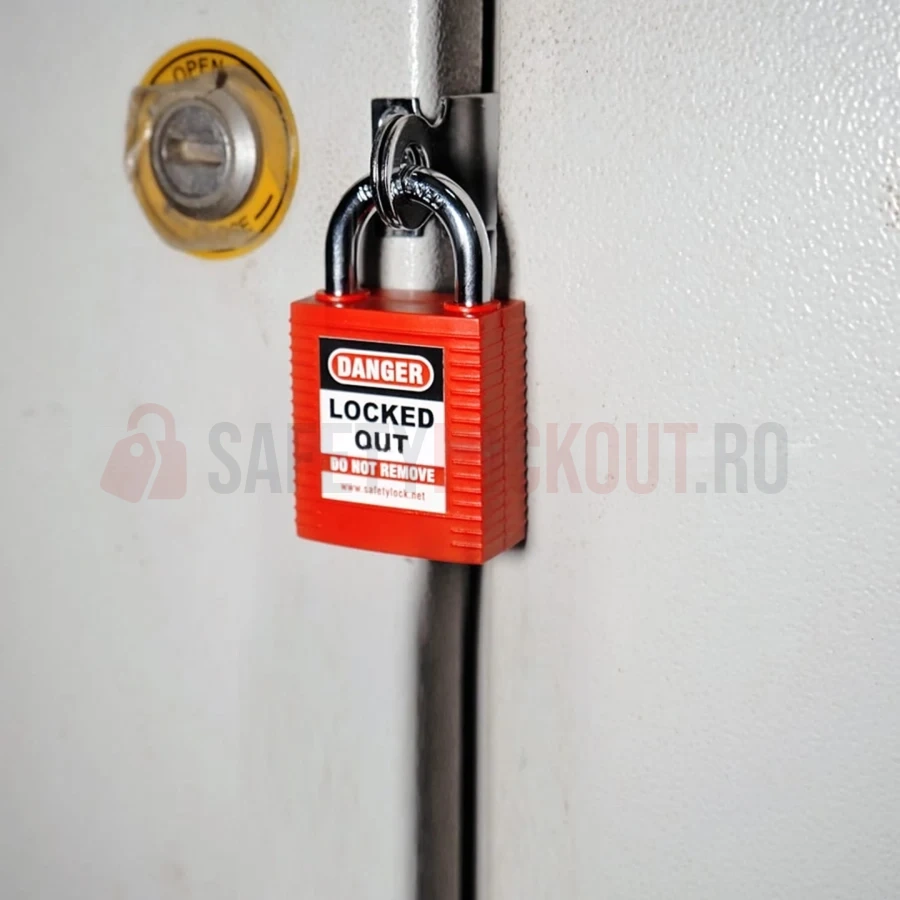 Lacăt LOTO Seria 3 cu bridă din oțel de 25 mm — Lacăte de siguranță LOTO | Safety Lockout