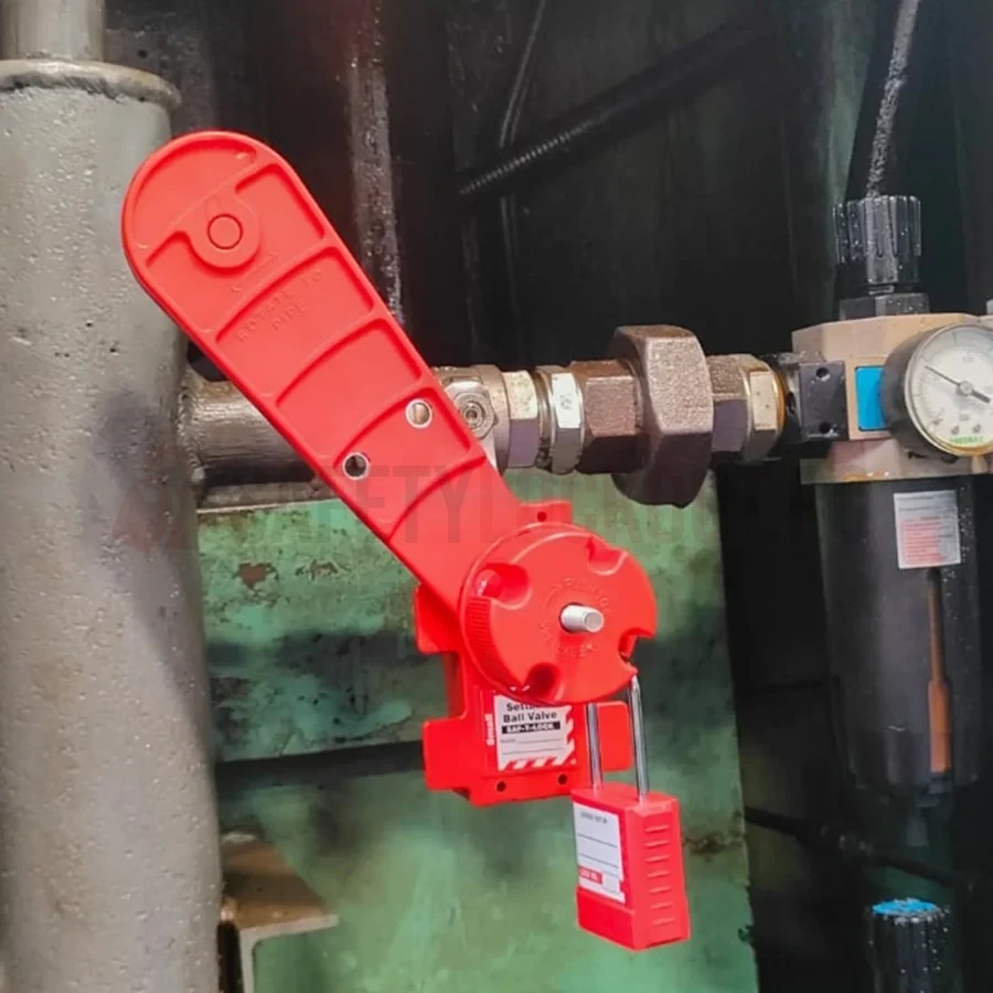 Lacăt LOTO Seria 4 cu bridă din oțel 4 mm — Lacăte de siguranță LOTO | Safety Lockout