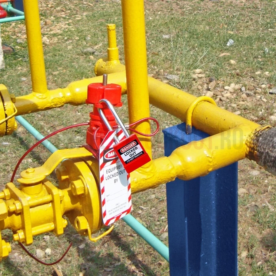 Lacăt LOTO Seria 6 Premier cu bridă din oțel, corp mare — Lacăte de siguranță LOTO | Safety Lockout