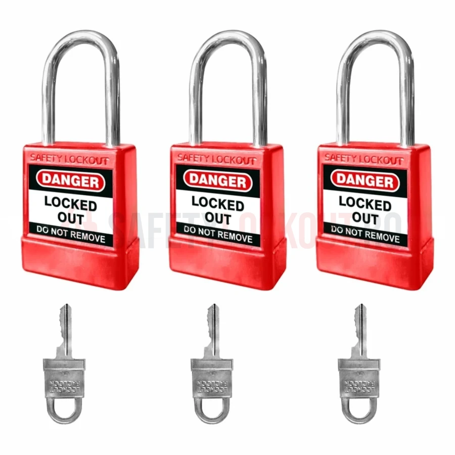 Lacăt LOTO Seria 6 Premier cu bridă din oțel 46 mm — Lacăte de siguranță LOTO | Safety Lockout