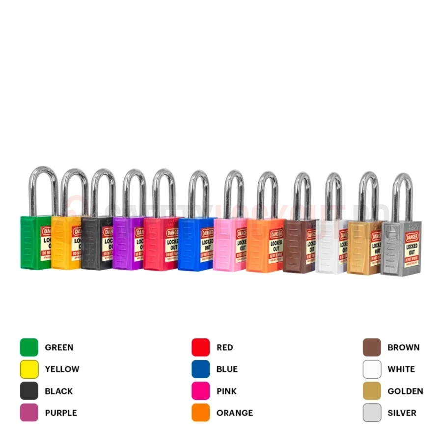 Lacăt LOTO PLSP cu bridă din oțel 46 mm — Lacăte de siguranță LOTO | Safety Lockout
