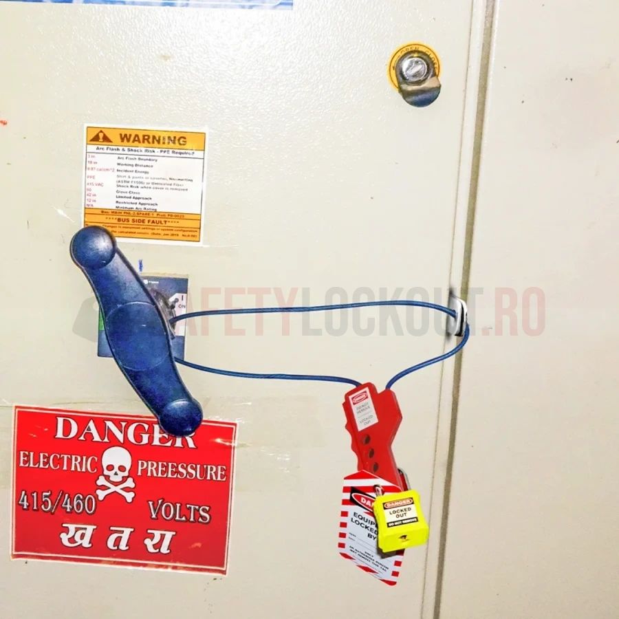 Ochet de blocare în unghi drept pentru lacăt, mic — Lacăte de siguranță LOTO | Safety Lockout