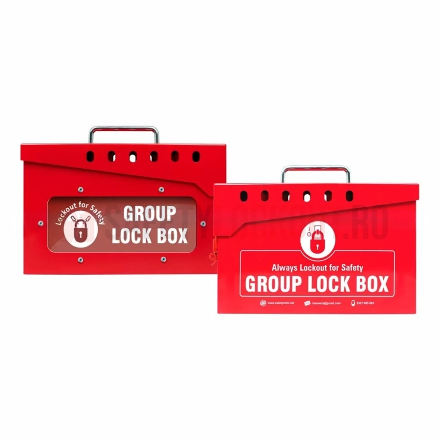 Cutie LOTO de Grup Smart cu Spate Plin — Cutie convențională de blocare pentru grup | Safety Lockout