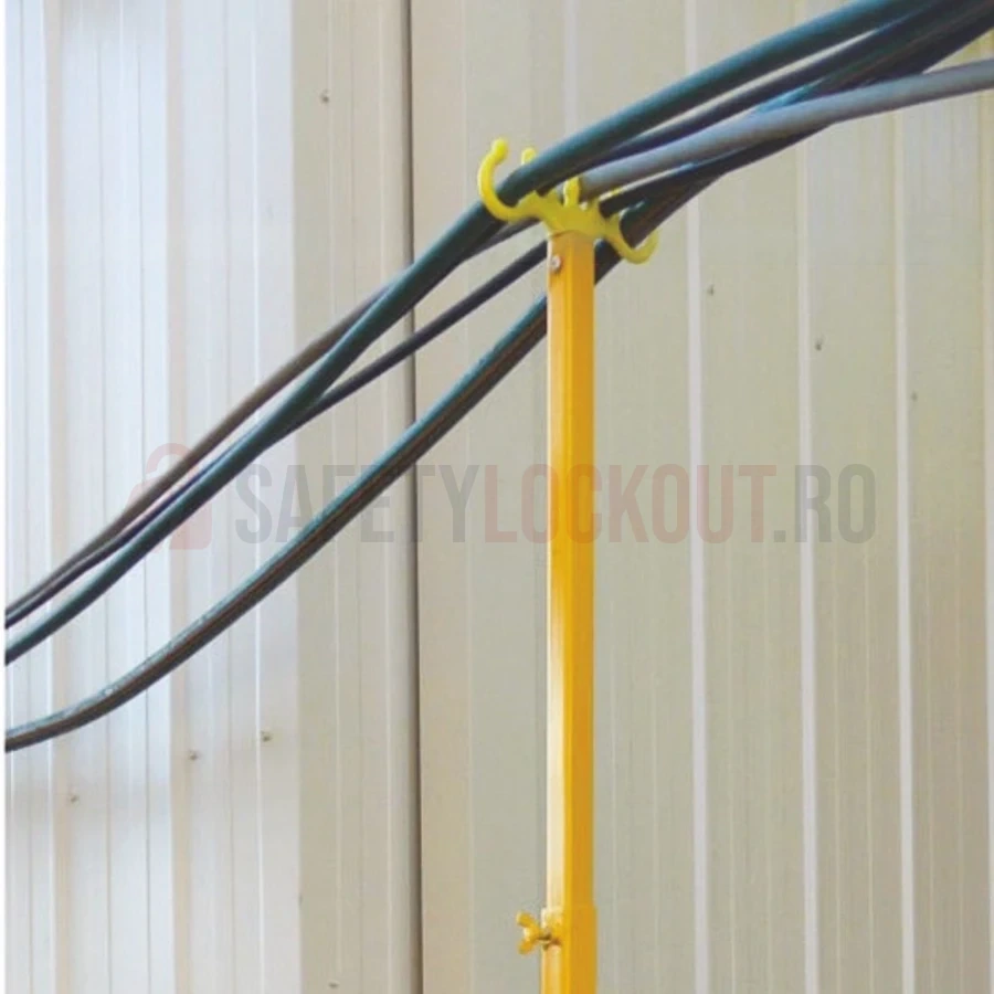 Suport telescopic extensibil cu cârlig Hexahook pentru cabluri — Cârlige de siguranță și suporturi pentru cabluri | Safety Lockout