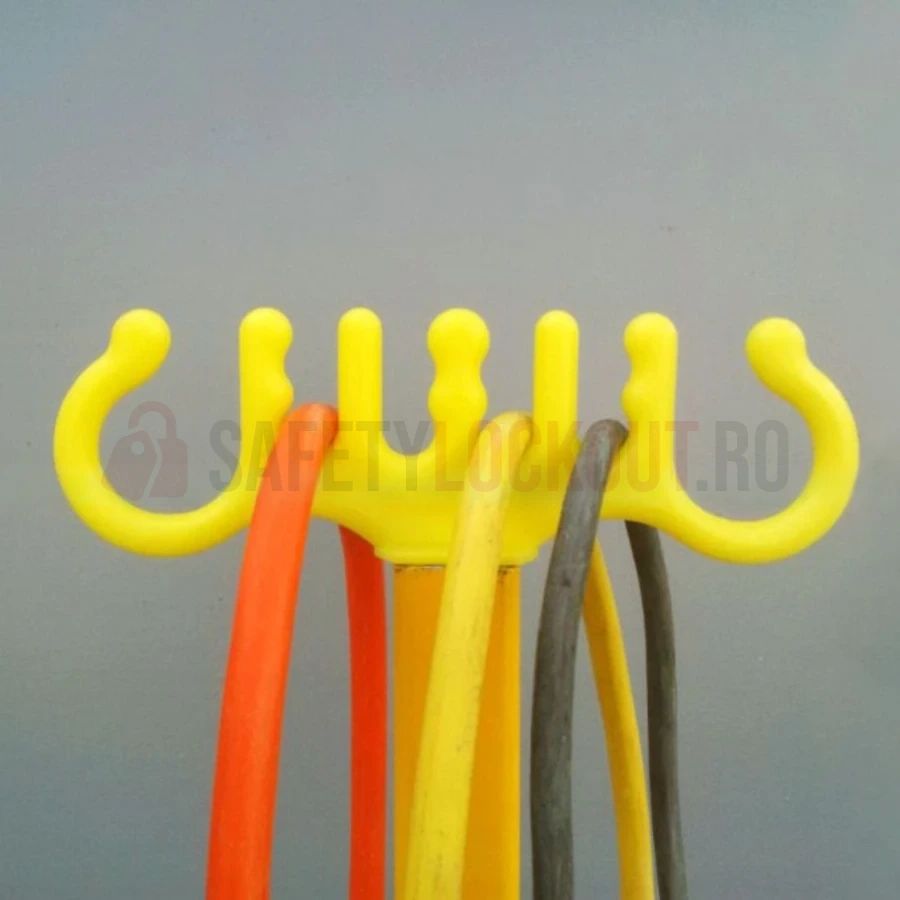 Suport de perete Hexahook pentru suspendarea cablurilor — Cârlige de siguranță și suporturi pentru cabluri | Safety Lockout