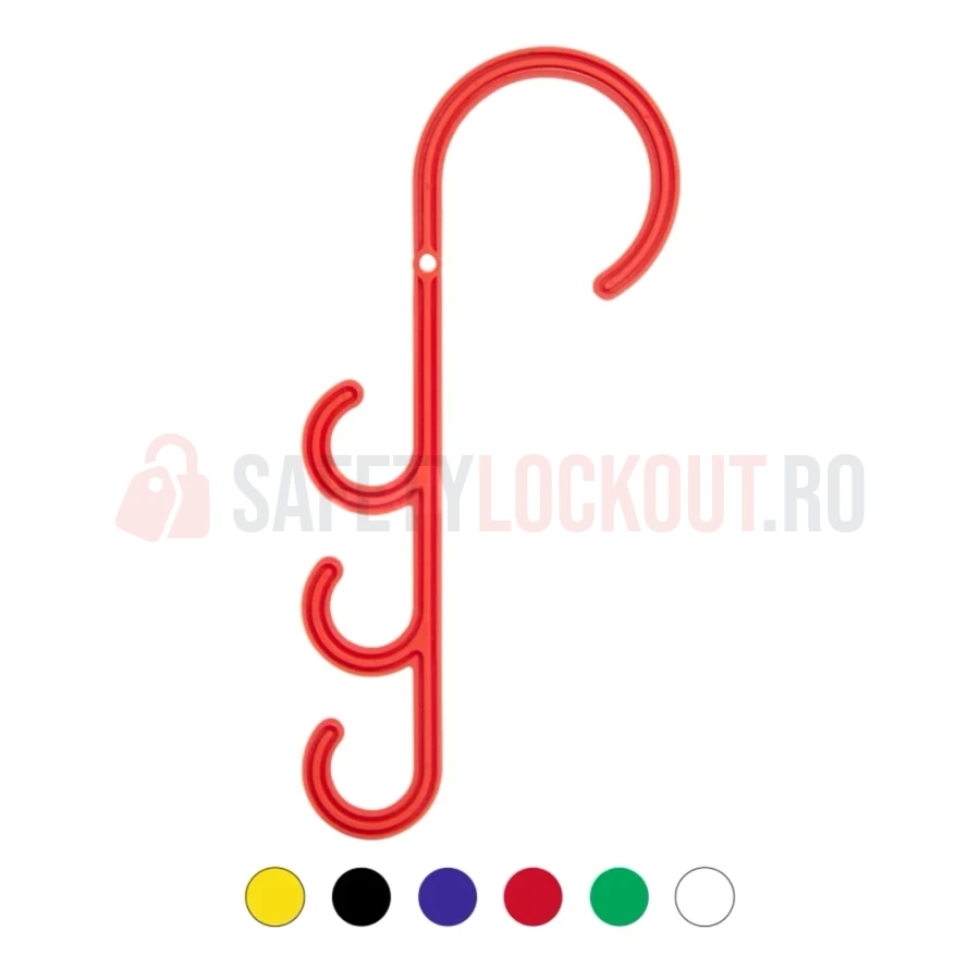 Cârlig de siguranță Tri Hook pentru suspendare cabluri — Cârlige de siguranță și suporturi pentru cabluri | Safety Lockout