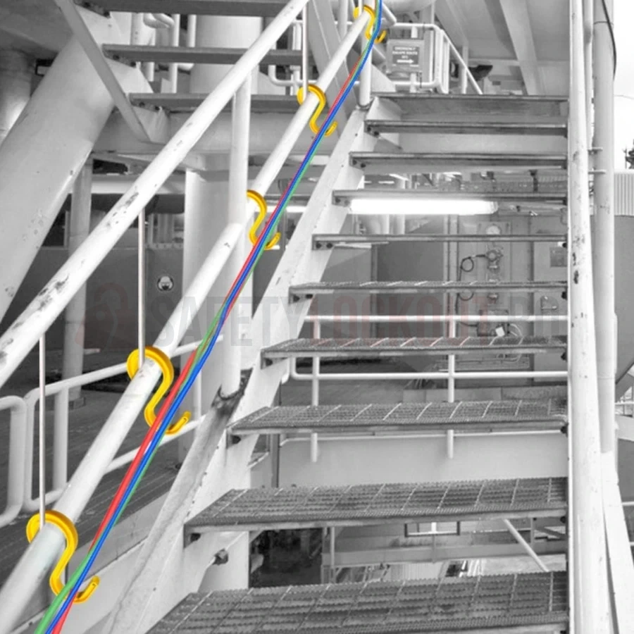 Cârlig de siguranță tip S pentru cabluri, 12 inchi — Cârlige de siguranță și suporturi pentru cabluri | Safety Lockout