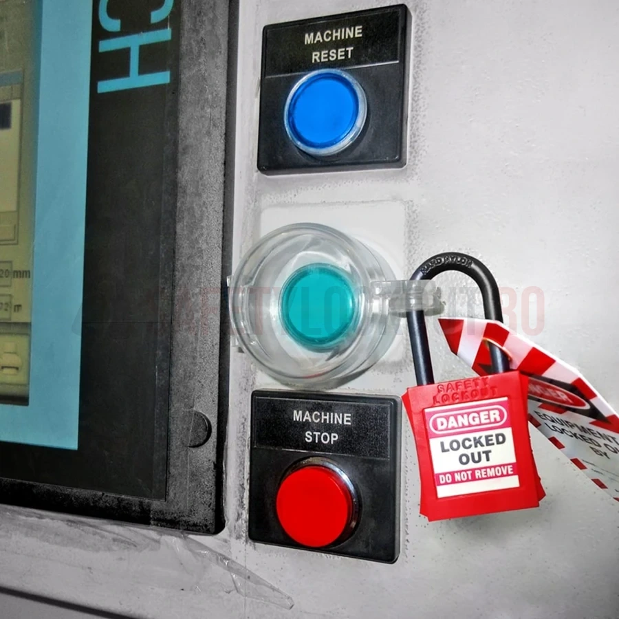 Dispozitiv de blocare pentru comutator și buton, orificiu 23 mm — Dispozitive de blocare pentru panouri electrice | Safety Lockout
