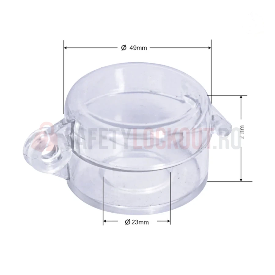 Dispozitiv de blocare pentru comutator și buton, orificiu 23 mm — Dispozitive de blocare pentru panouri electrice | Safety Lockout