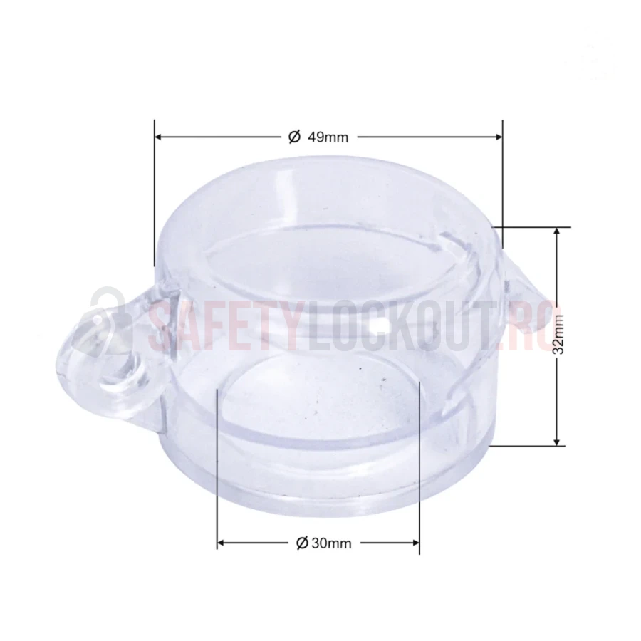 Dispozitiv de blocare pentru butoane și comutatoare, orificiu 30 mm — Dispozitive de blocare pentru panouri electrice | Safety Lockout