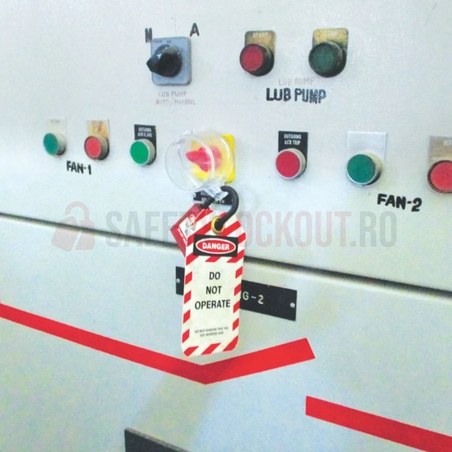 Dispozitiv de blocare pentru butoane și comutatoare, orificiu 9 mm — Dispozitive de blocare pentru panouri electrice | Safety Lockout