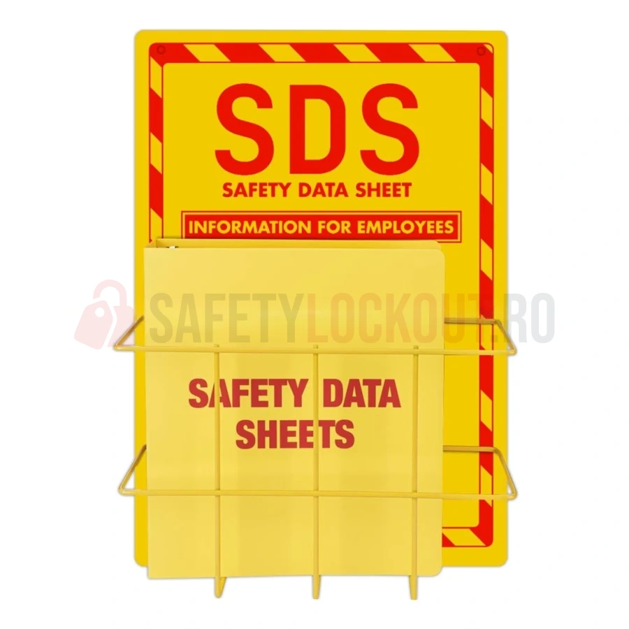 Suport pentru dosar MSDS / SDS — Cabinete pentru comunicarea pericolelor și fișe tehnice de securitate (MSDS) | Safety Lockout