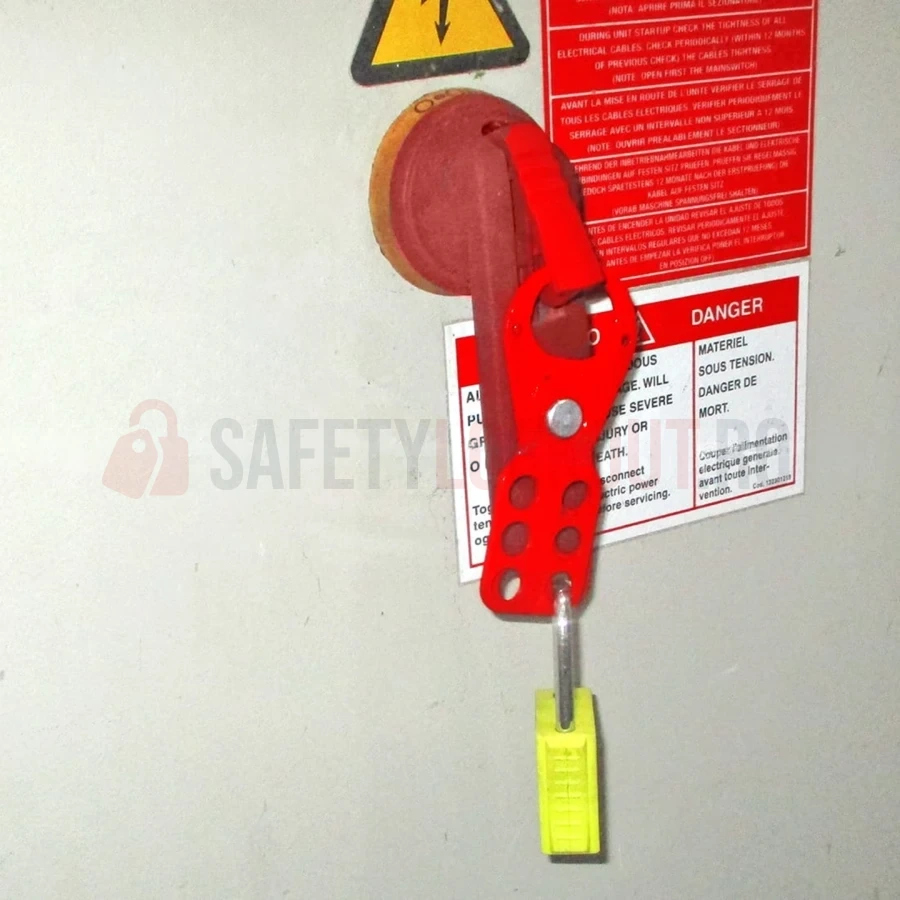 Hasp LOTO standard din oțel, mic, fălci 25 mm — Hasp LOTO | Safety Lockout