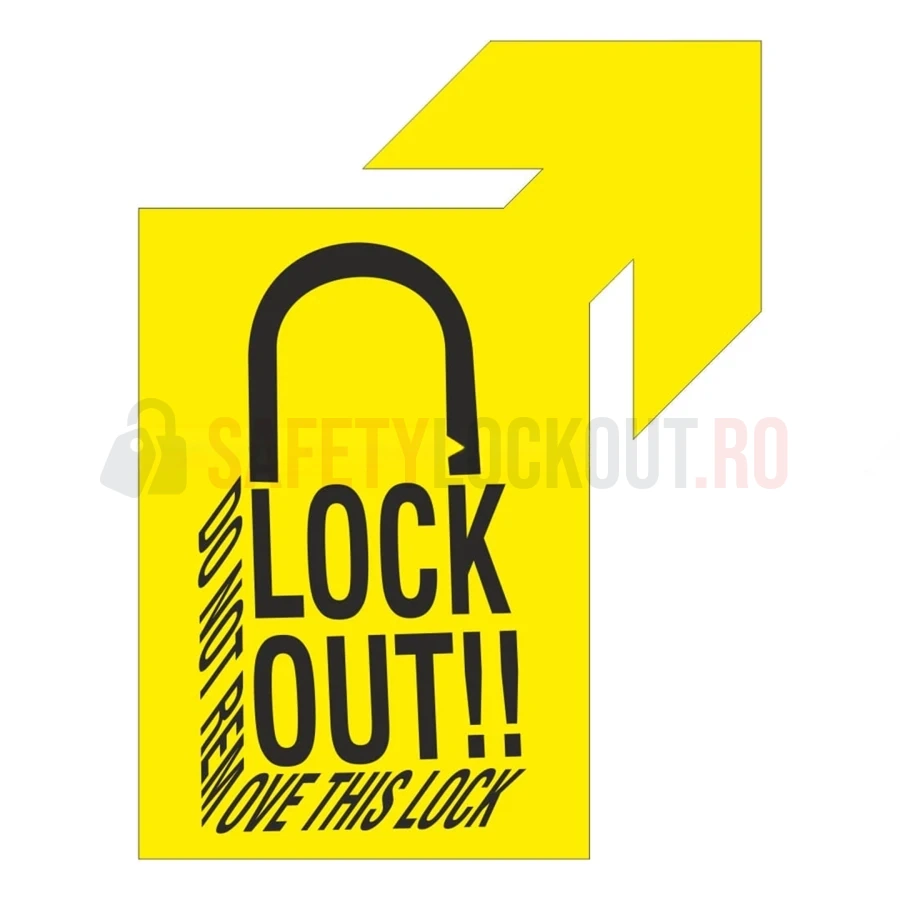 Săgeți de marcare pentru puncte de blocare LOTO — Săgeți de marcare | Safety Lockout
