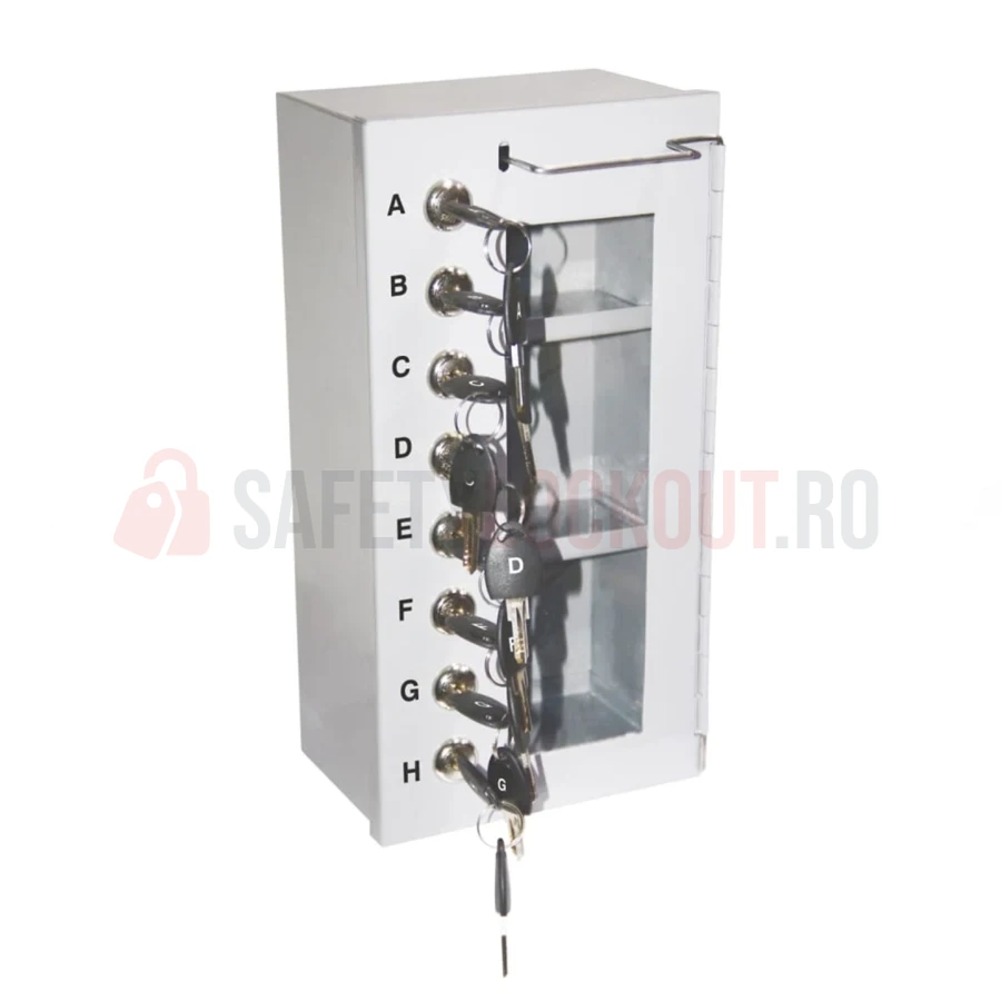 Cutie de Siguranță LOTO cu 8 Încuietori Integrate — Cutie de blocare pentru grup | Safety Lockout