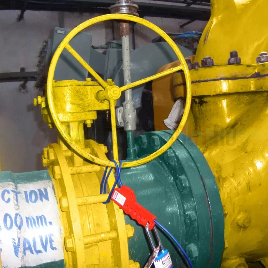 Dispozitiv multipurpose de blocare cu cablu tip strângere, albastru metalic — Dispozitive multipurpose cu cablu | Safety Lockout