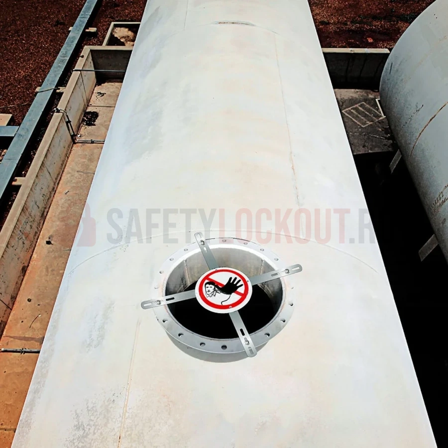Barieră din oțel inoxidabil pentru spații înguste, 20 inchi — Bariere pentru spații înguste (oțel inoxidabil) | Safety Lockout