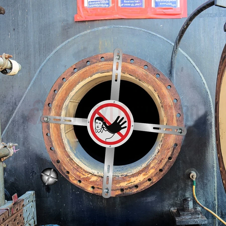 Barieră din oțel inoxidabil pentru spații înguste, până la 40 inchi — Bariere pentru spații înguste (oțel inoxidabil) | Safety Lockout