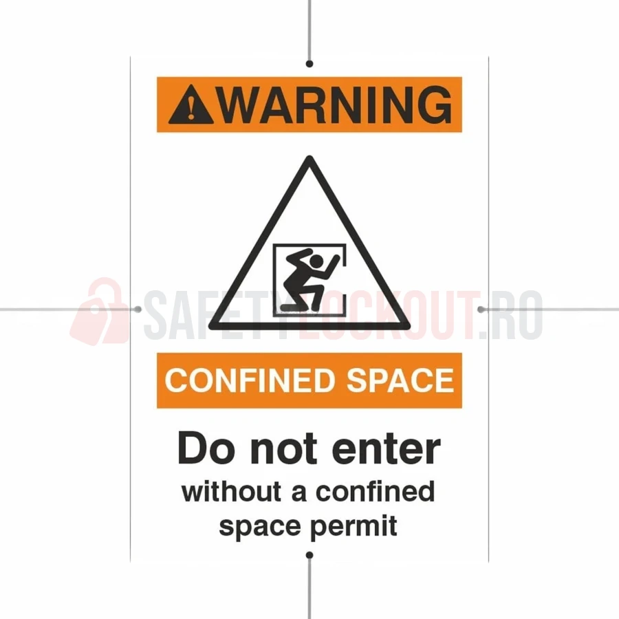 Barieră flexibilă Sign-o-Flexi pentru spații închise, mărime mare — Huse de blocare pentru spații închise | Safety Lockout
