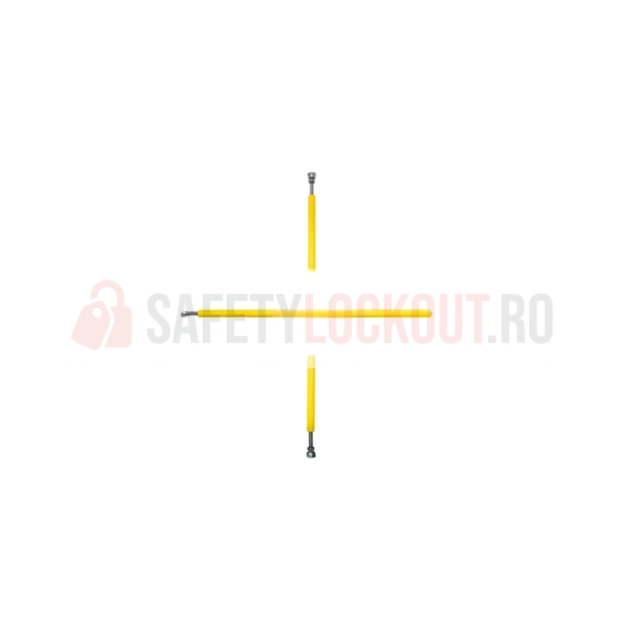 Barieră Sign-O-Skirt tip Plus pentru spații închise, 45–64 cm — Huse de blocare pentru spații închise | Safety Lockout