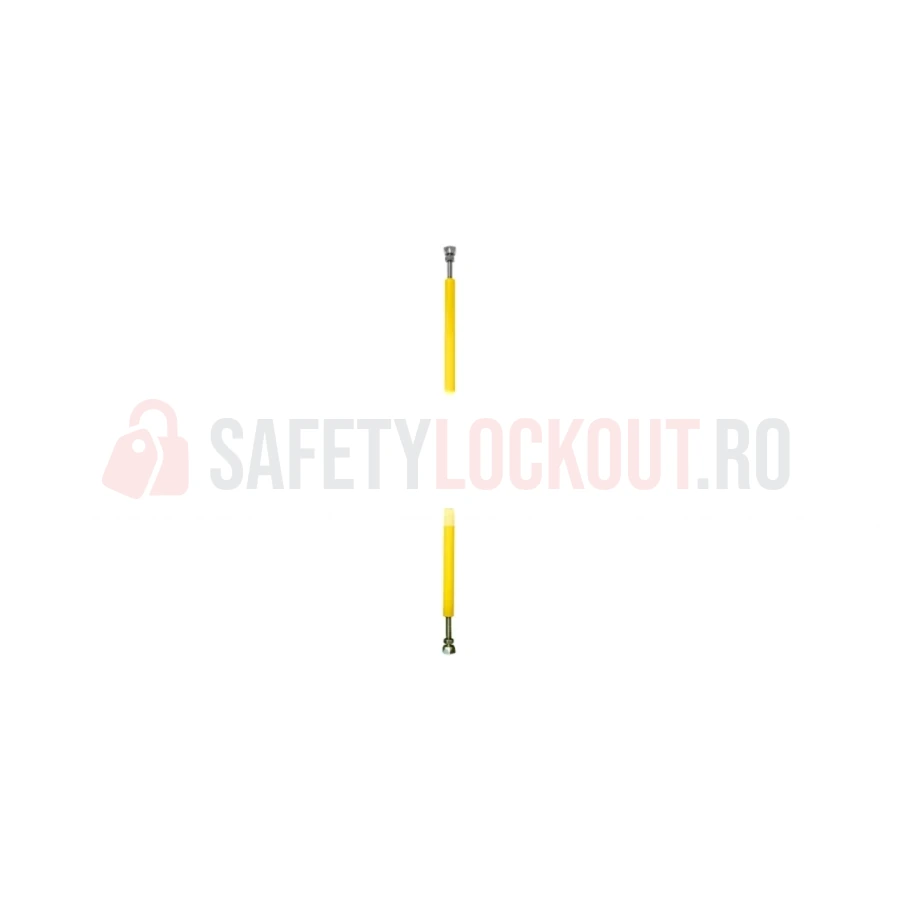 Barieră Sign-o-Skirt tip stâlp pentru spații închise, 45–64 cm — Huse de blocare pentru spații închise | Safety Lockout
