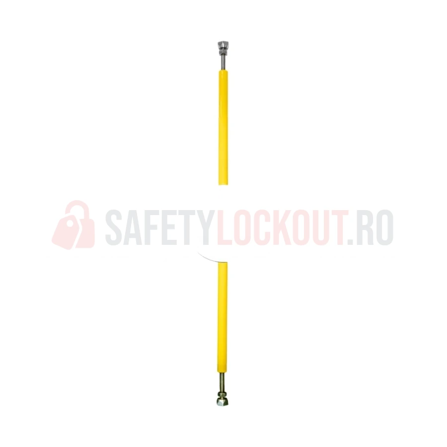 Barieră tip stâlp Sign-o-Skirt pentru spații închise, 83–112 cm — Huse de blocare pentru spații închise | Safety Lockout