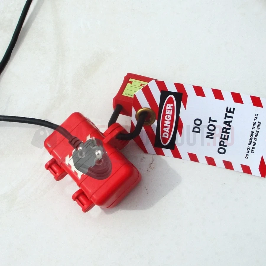 Dispozitiv de blocare pentru ștecher mic, ABS — Dispozitiv de blocare pentru ștecher de cablu | Safety Lockout
