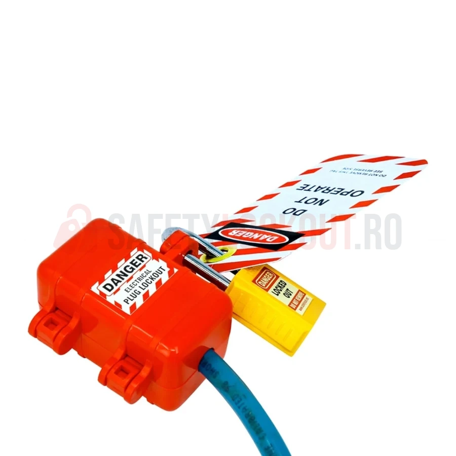 Dispozitiv de blocare pentru ștecher mic, ABS — Dispozitiv de blocare pentru ștecher de cablu | Safety Lockout
