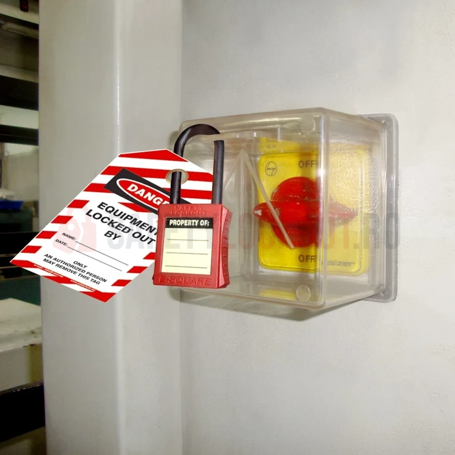 Dispozitiv de blocare pentru panou electric, casetă pătrată mare — Dispozitive de blocare pentru panouri electrice | Safety Lockout