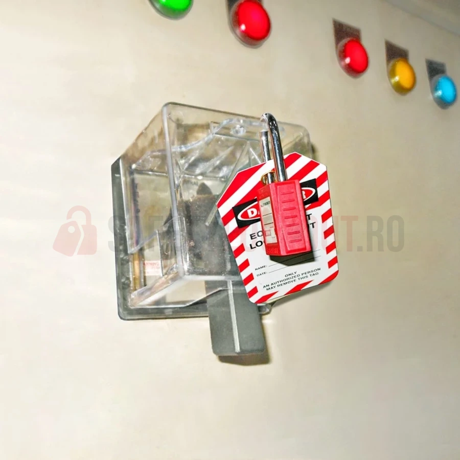 Dispozitiv de blocare pentru panou electric, casetă pătrată, Big 45 Grade — Dispozitive de blocare pentru panouri electrice | Safety Lockout
