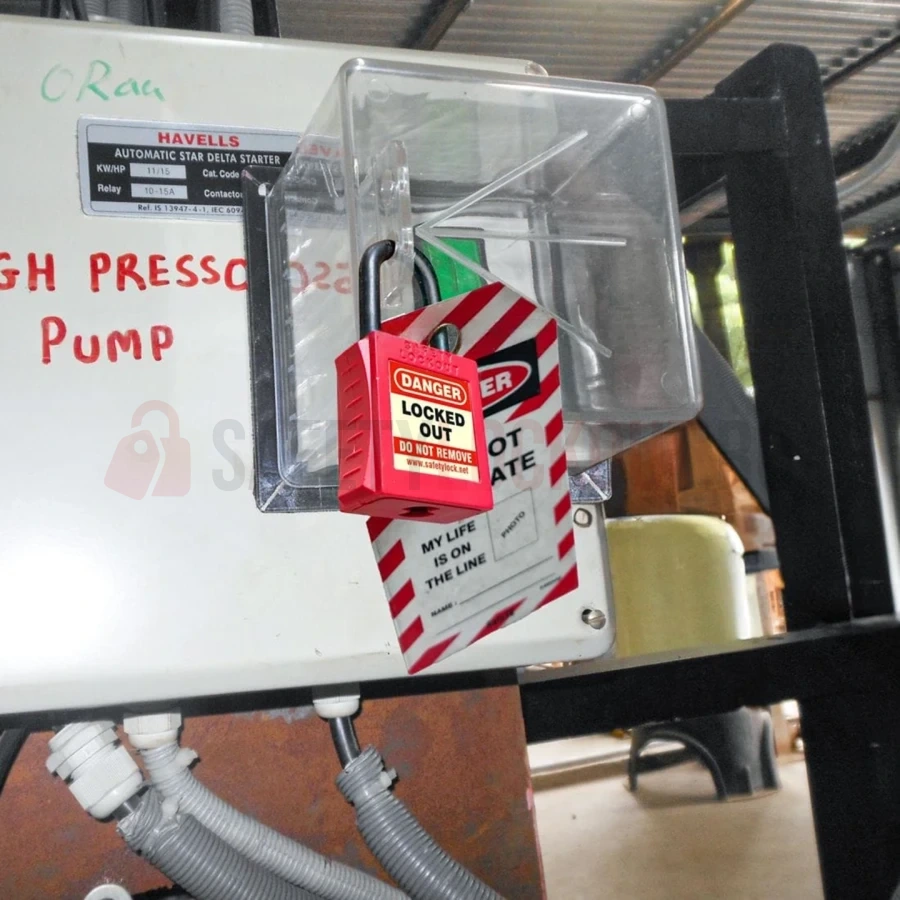 Dispozitiv de blocare pentru panou electric, casetă pătrată, mare — Dispozitive de blocare pentru panouri electrice | Safety Lockout